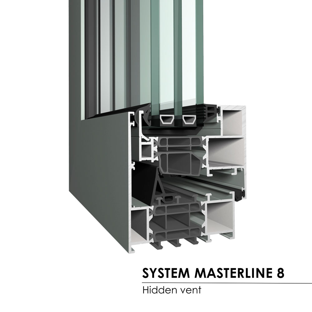 system masterline 8 hidden vent